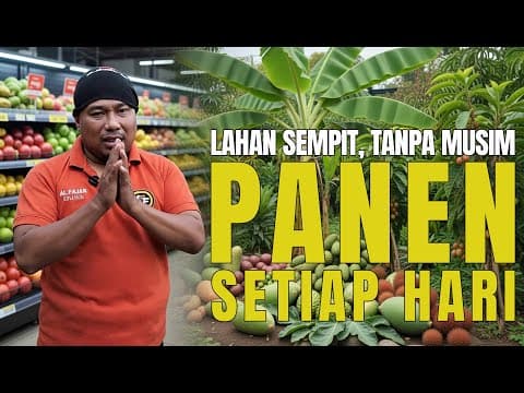 Thumbnail video Rahasia Kebun Kecil Bisa Panen Tiap Hari: Strategi CASH FLOW Hemat Anggaran | Kang Awi Kangean