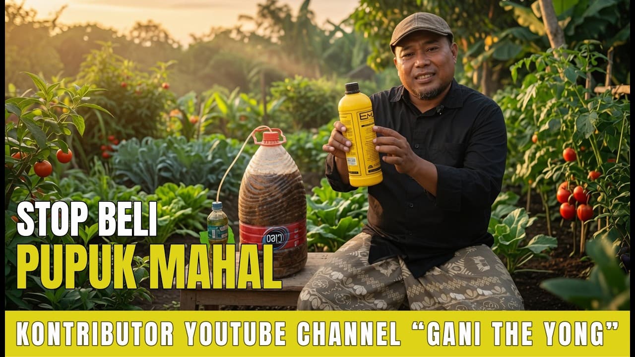 Thumbnail video Cara Hemat BERKEBUN di Rumah: Bikin Pupuk Alami Sendiri | Kang Awi Kangean Episode 025