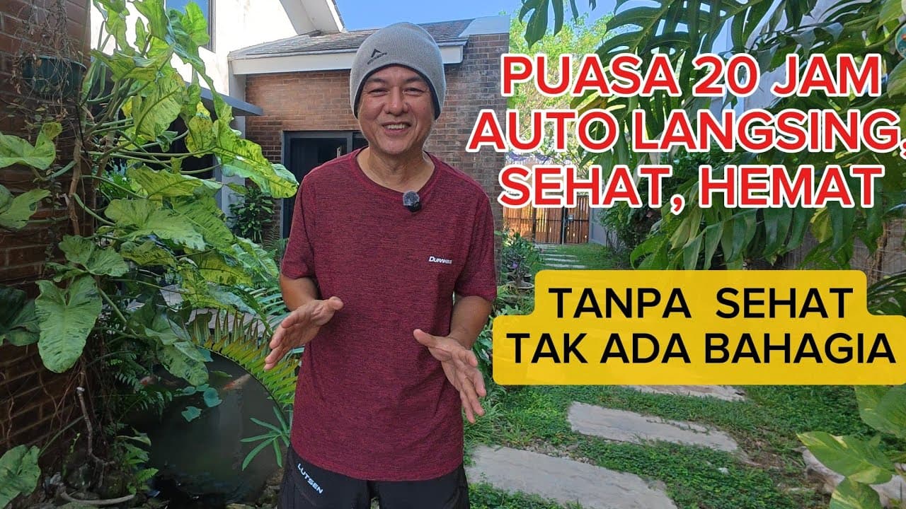 Thumbnail video Puasa Makan 20jam Sehari | Auto Sehat, Langsing & Hemat